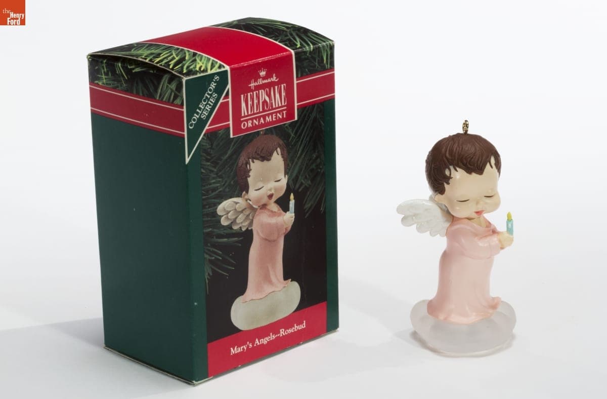 Hallmark "Mary's Angels Series: Rosebud" Christmas Ornament, 1990