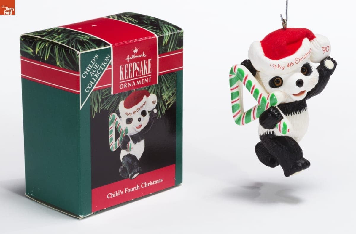 Hallmark "Child's Age Collection: Child's Fourth Christmas" Christmas Ornament, 1990