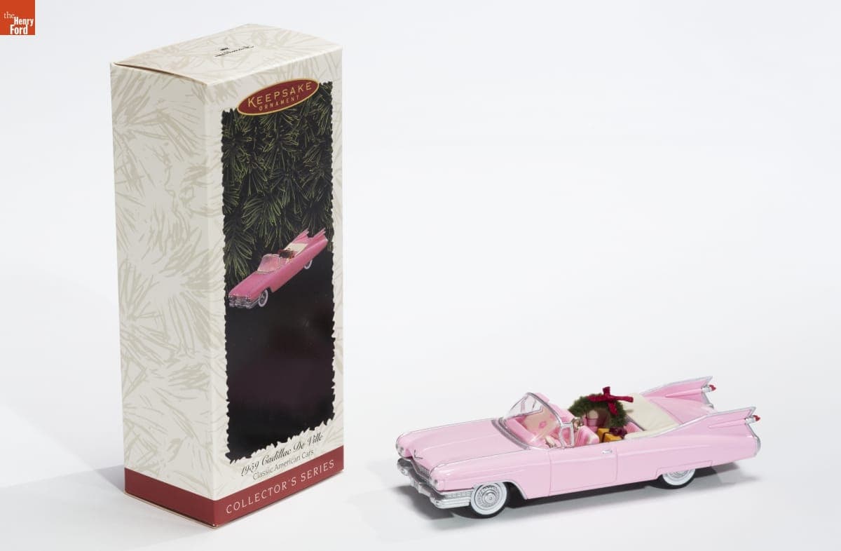 Hallmark "Classic American Cars Series: 1959 Cadillac De Ville" Christmas Ornament, 1996