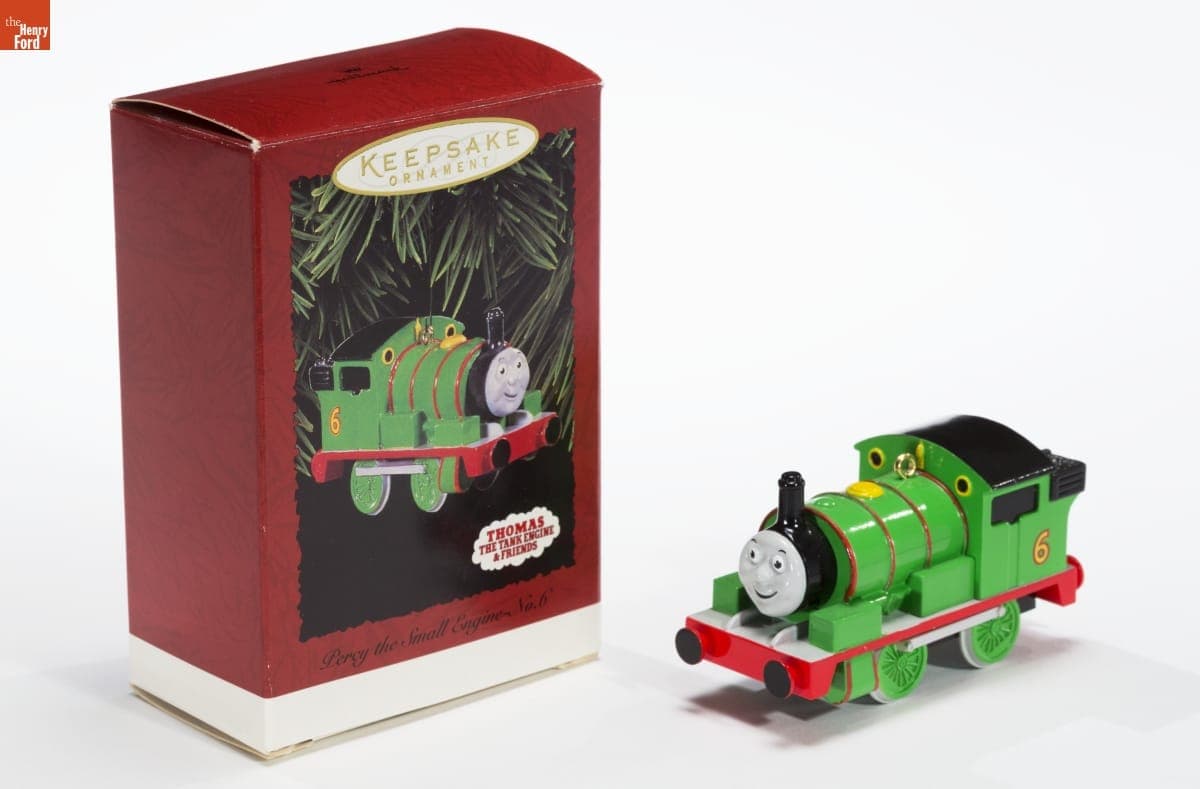 Hallmark "Thomas the Tank Engine and Friends: Percy the Small Engine- No. 6" Christmas Ornament, 1996