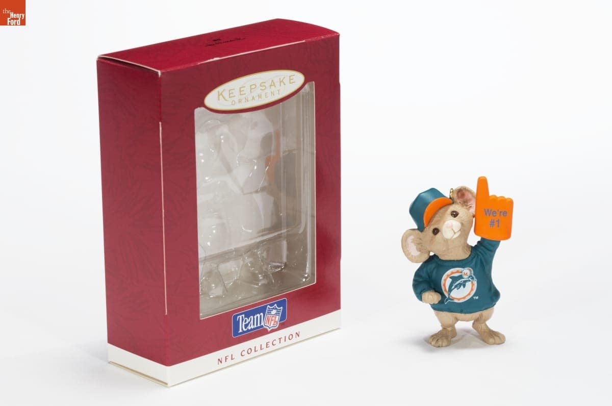 Hallmark "NFL Collection: Miami Dolphins" Christmas Ornament, 1996