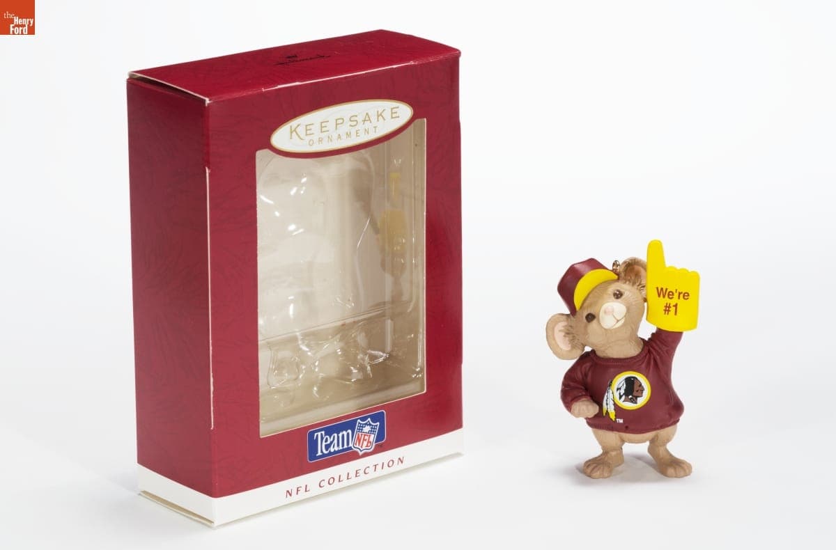 Hallmark "NFL Collection: Washington Redskins" Christmas Ornament, 1996