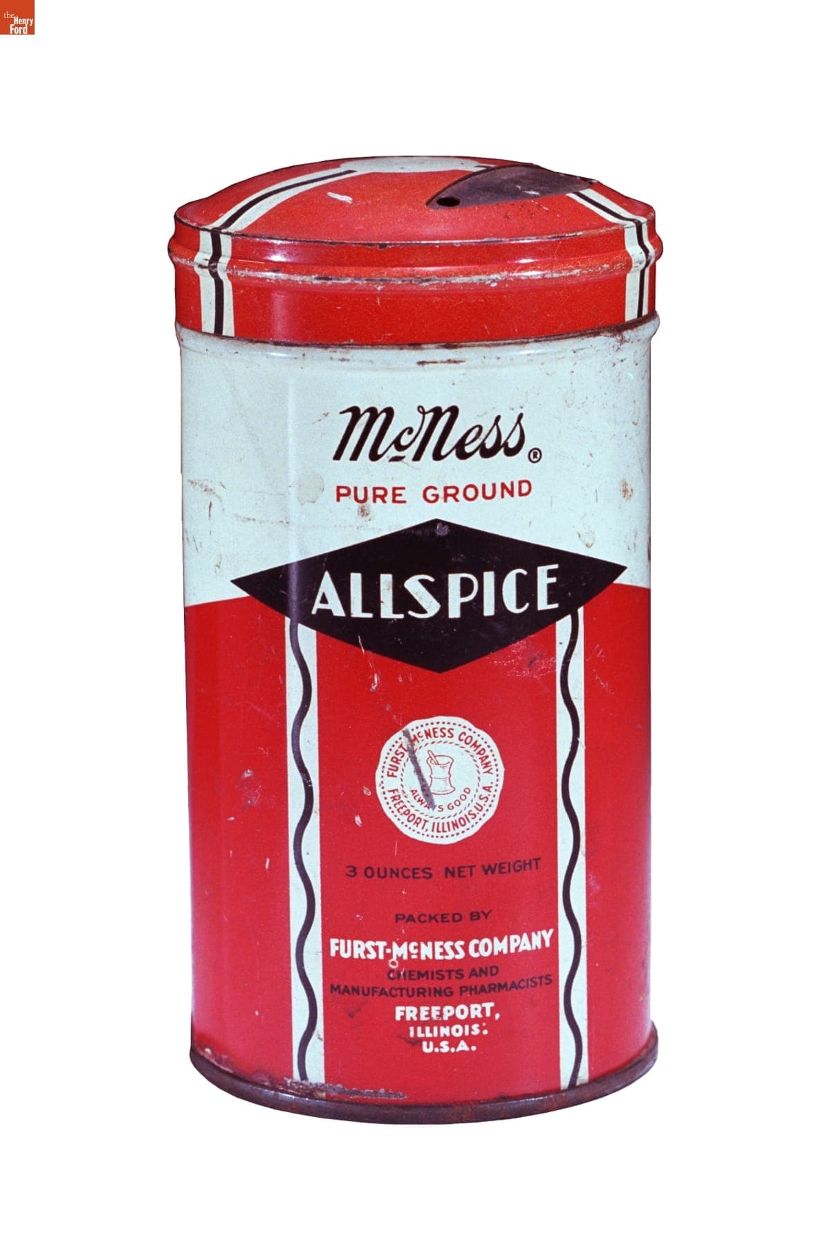 "McNess Pure Ground Allspice" Can, 1930-1940