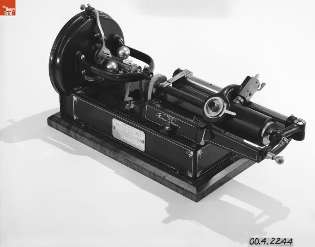 Edison Water Motor Phonograph, circa 1890