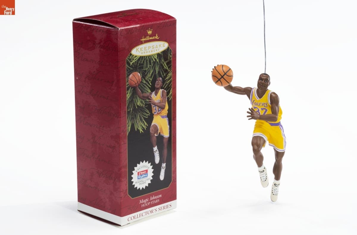 Hallmark "Hoop Stars Series: Magic Johnson" Christmas Ornament, 1997