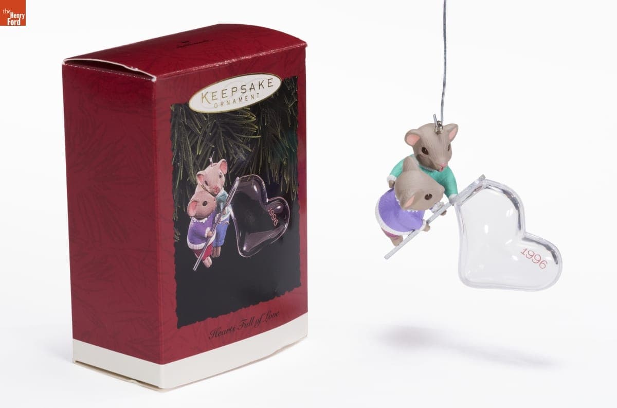 Hallmark "Hearts Full of Love" Christmas Ornament, 1996