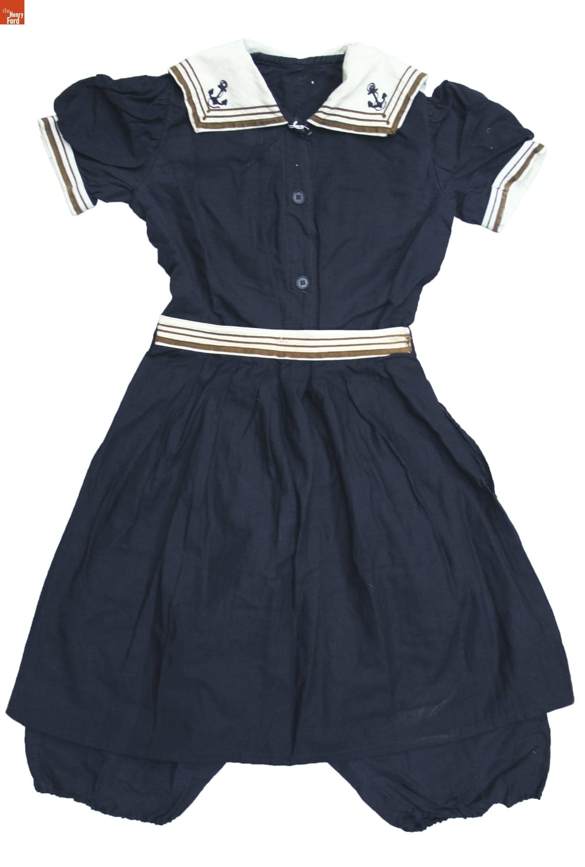 Bathing Suit with Skirt, 1890-1900