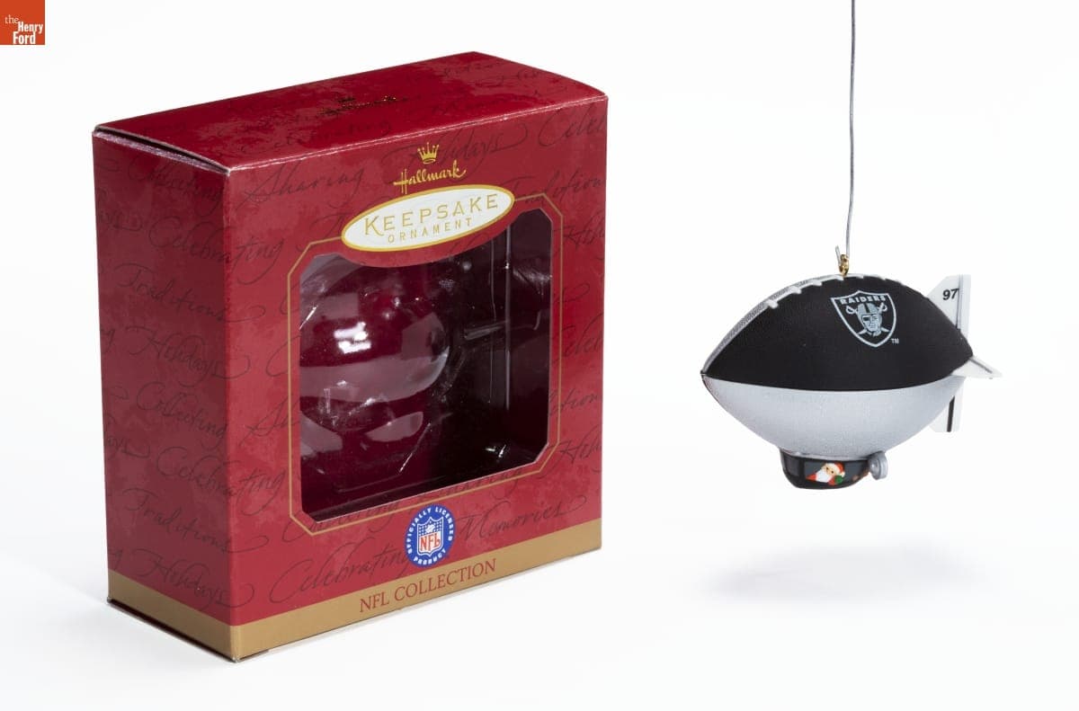 Hallmark "NFL Collection: Oakland Raiders" Christmas Ornament, 1997