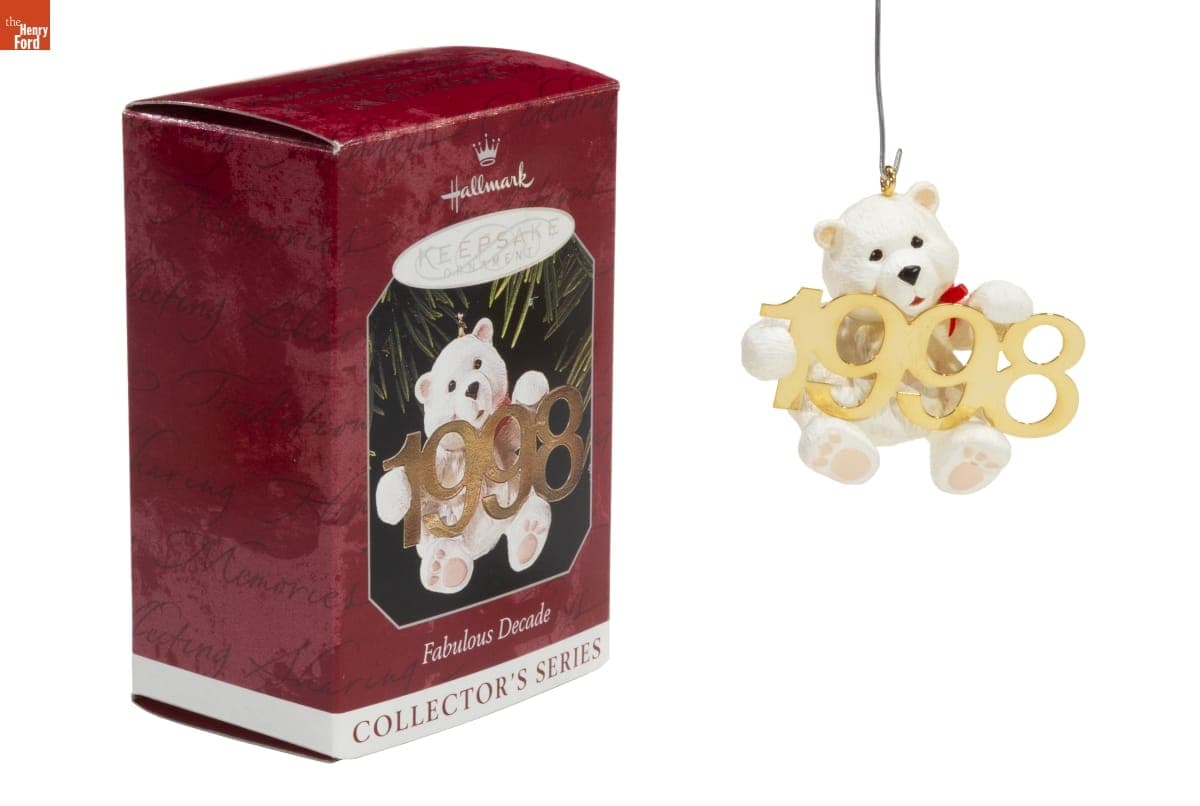 Hallmark "Fabulous Decade Series" Christmas Ornament, 1998