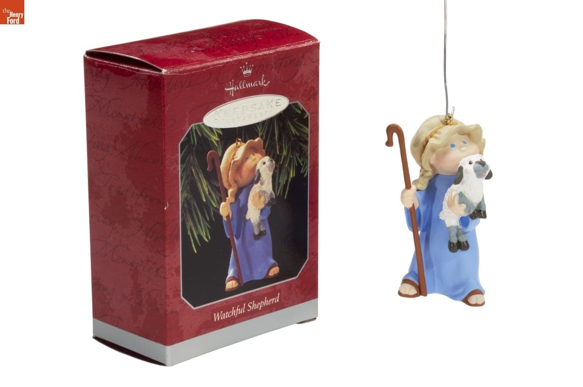 Hallmark "Watchful Shepherd" Christmas Ornament, 1998