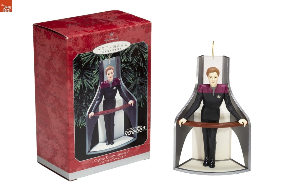 Hallmark "Star Trek Voyager: Captain Kathryn Janeway" Christmas Ornament, 1998