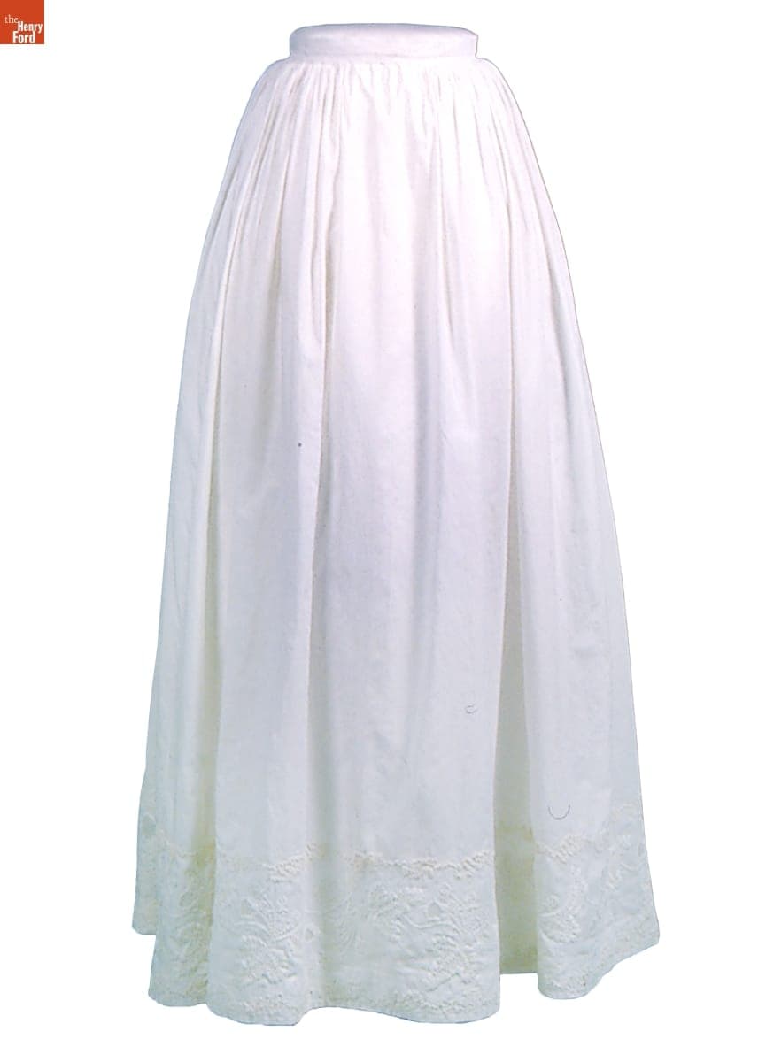 Petticoat, 1825-1830