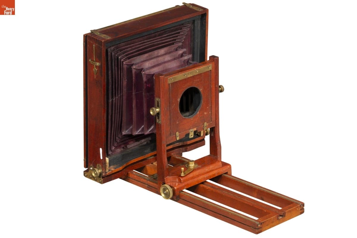 Camera with Case, Glass Plate, and Plate Holders
