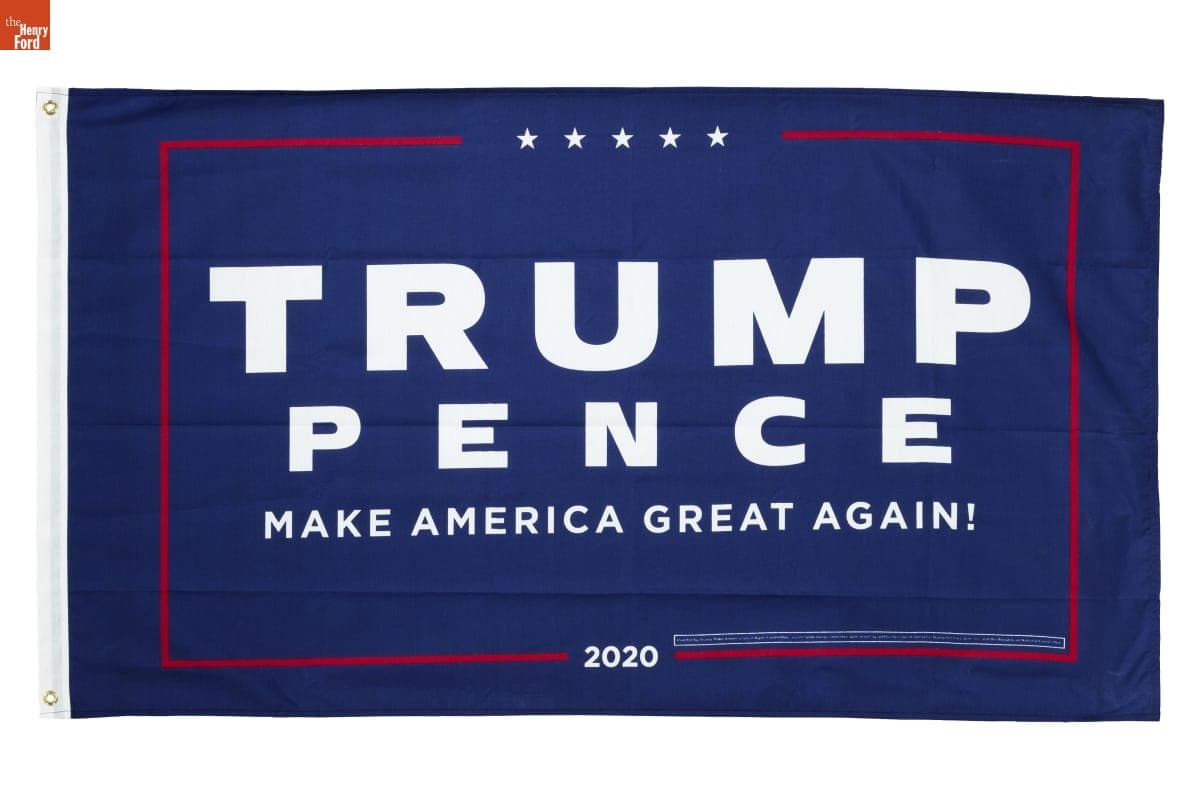 "Trump Pence Make America Great Again! 2020" Flag