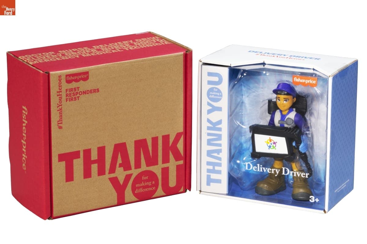 Fisher-Price "#ThankYouHeroes: Delivery Driver" Action Figure, 2020