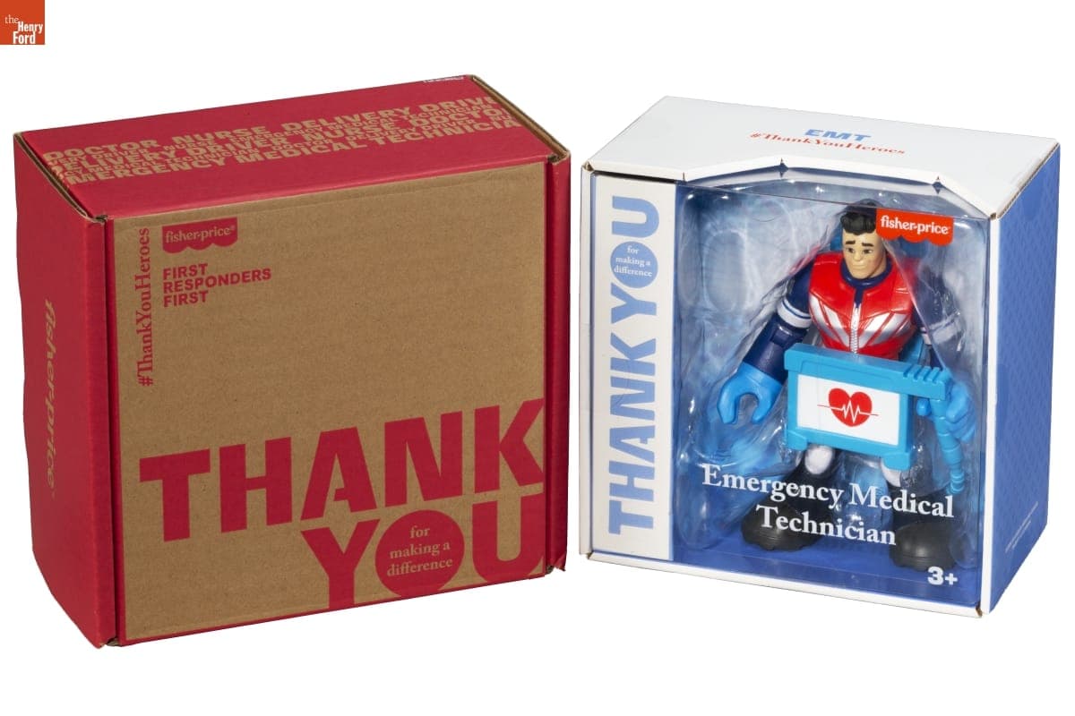 Fisher-Price "#ThankYouHeroes: Emergency Medical Technician" Action Figure, 2020