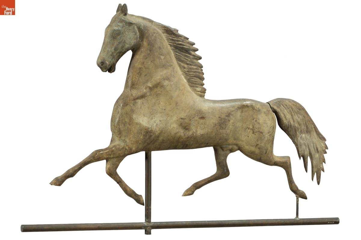 Horse "Black Hawk" Weathervane, 1868-1872