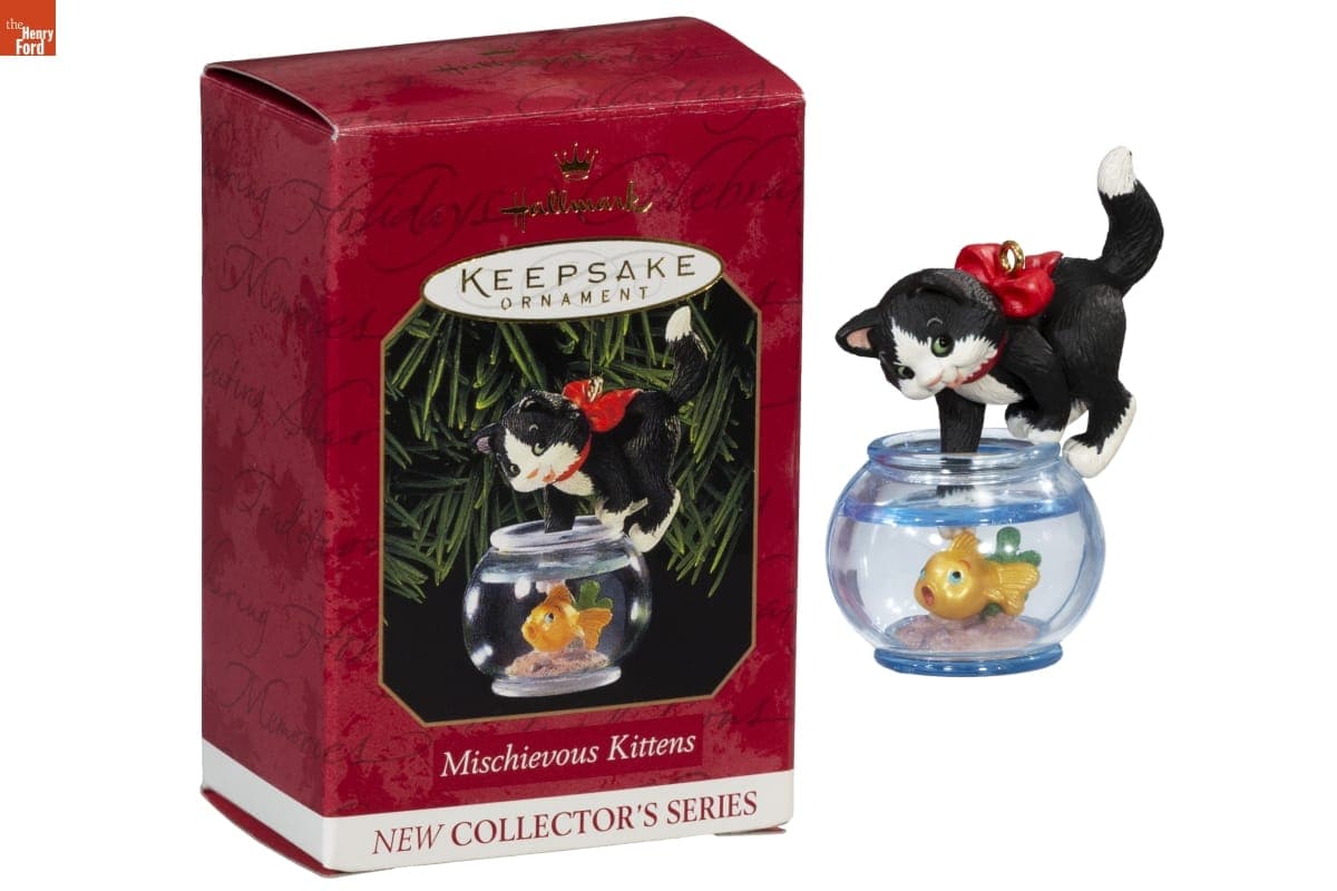 Hallmark "Mischievous Kittens Series" Christmas Ornament, 1999