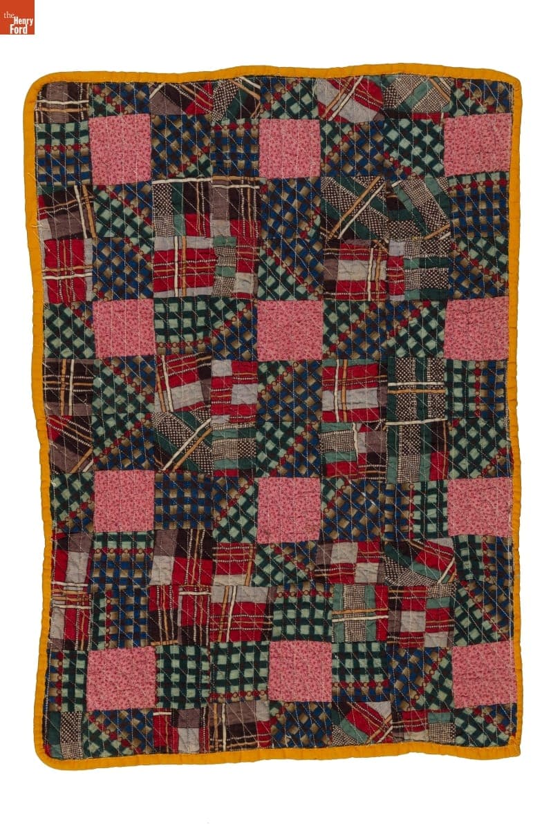 Mennonite One-Patch Doll Quilt, circa 1910