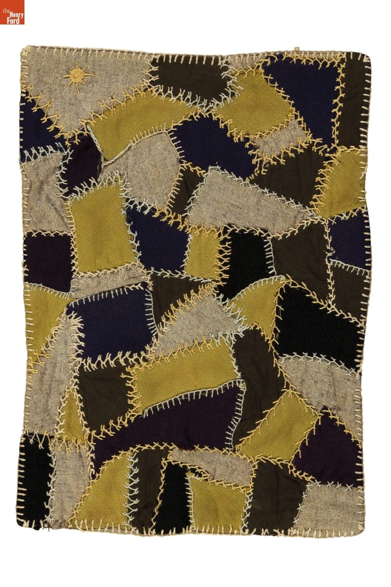Crazy Doll Quilt, circa 1910