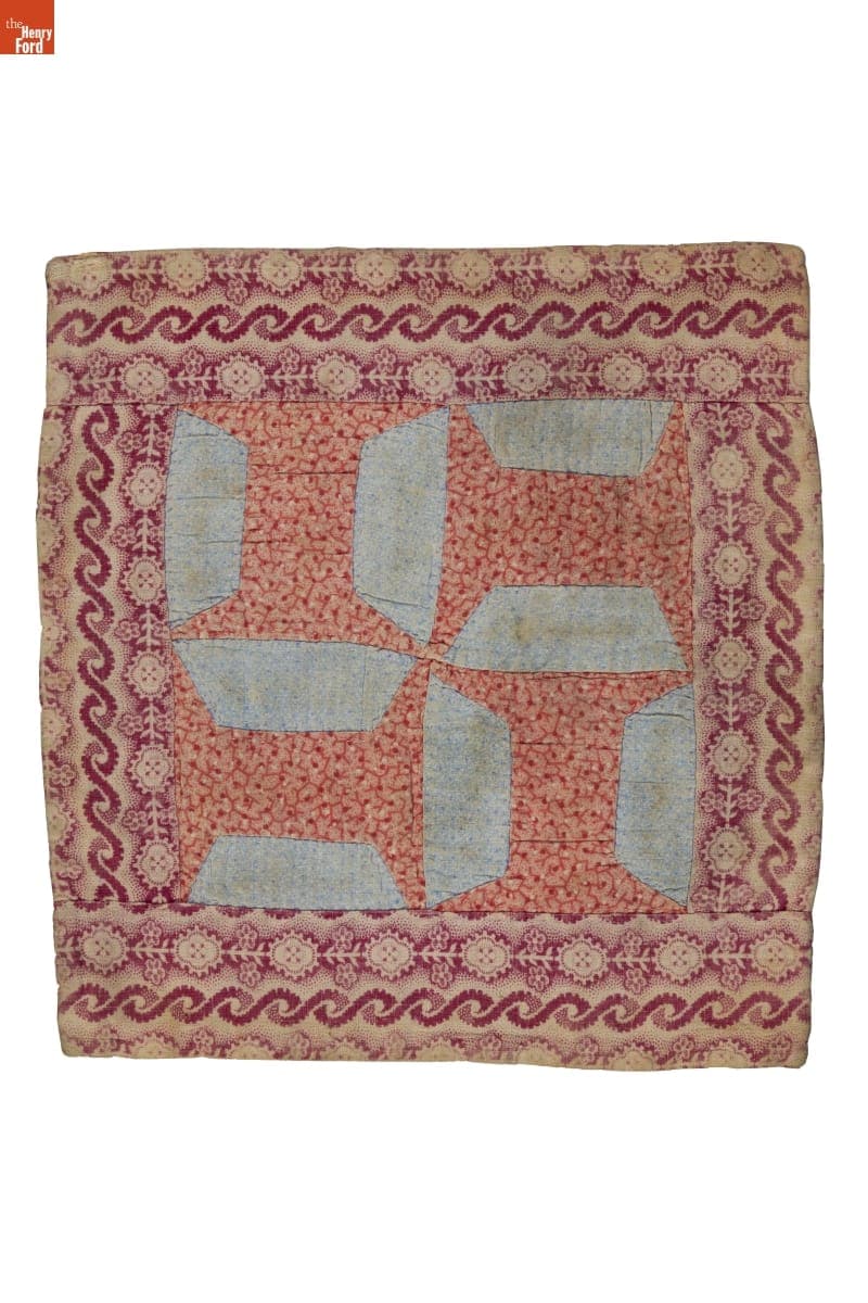 Spools Doll Quilt, circa 1900