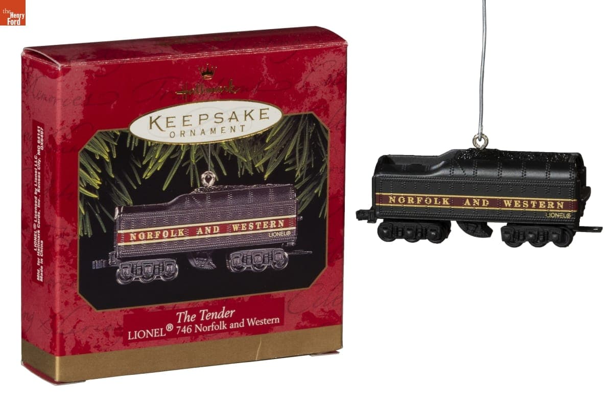 Hallmark "Lionel 756 Norfolk and Western: The Tender" Christmas Ornament, 1999