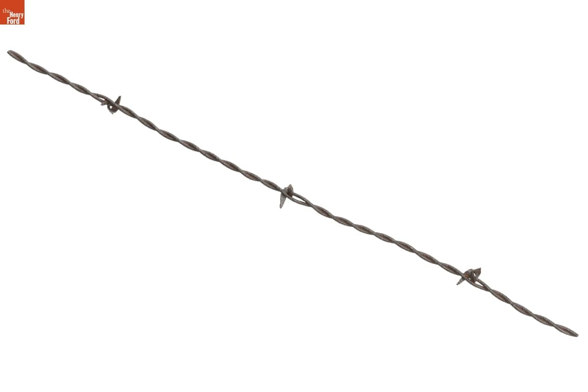 Havenhill's Arrow Point or "Y" Barb Barbed Wire, Patented 1878