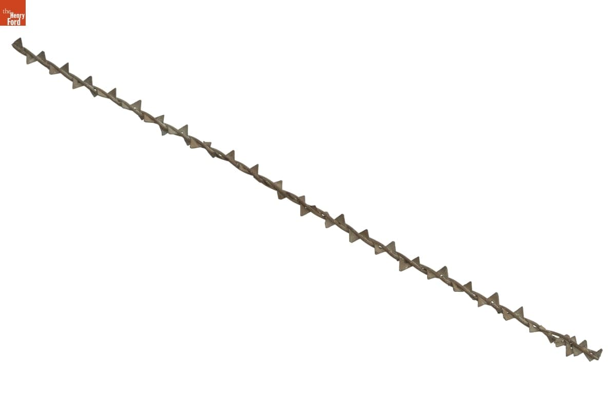 Crandal's "Champion" Zigzag Barbed Wire, Patented 1879