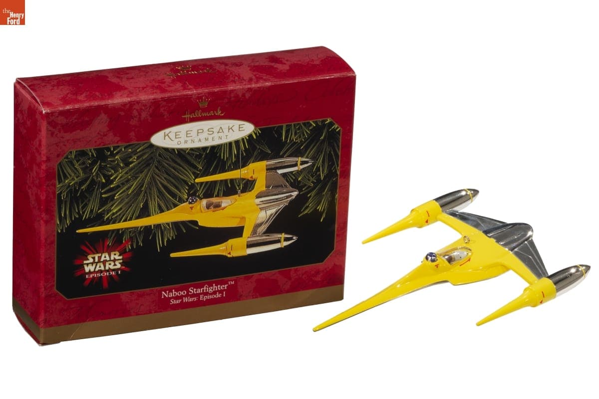 Hallmark "Star Wars Episode I: Naboo Starfighter" Christmas Ornament, 1999