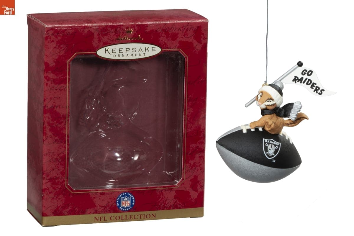 Hallmark "NFL Collection: Oakland Raiders" Christmas Ornament, 1999