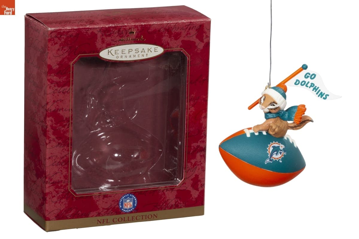 Hallmark "NFL Collection: Miami Dolphins" Christmas Ornament, 1999