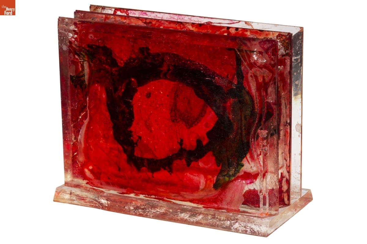 Acrylicast Sculpture by Lillian F. Schwartz, circa 1968