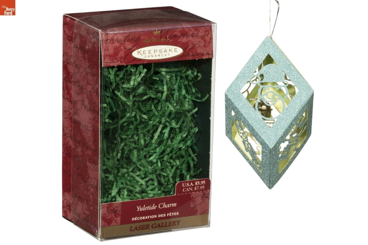 Hallmark "Laser Gallery Collection: Yuletide Charm" Christmas Ornament, 1999