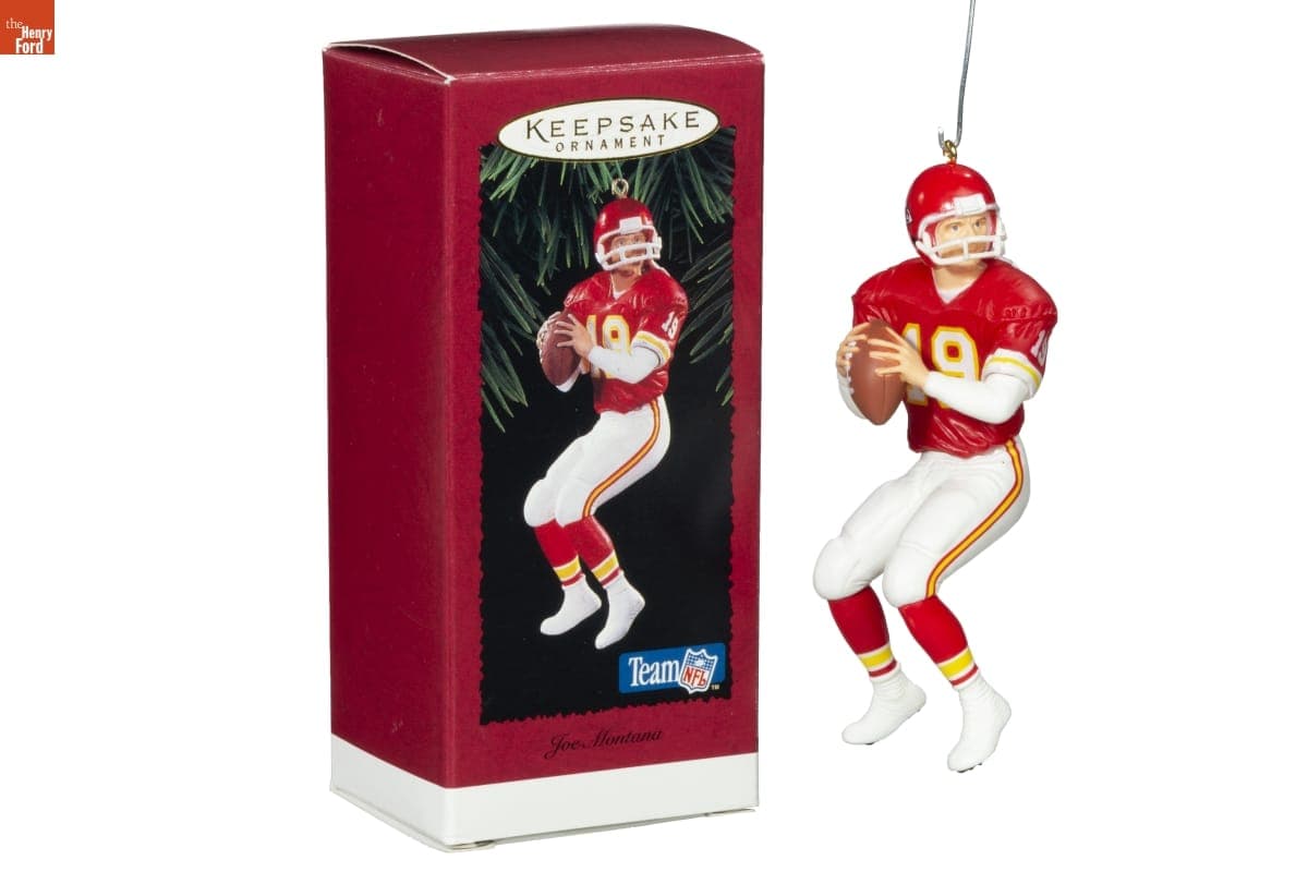 Hallmark "Joe Montana" Christmas Ornament, 1995