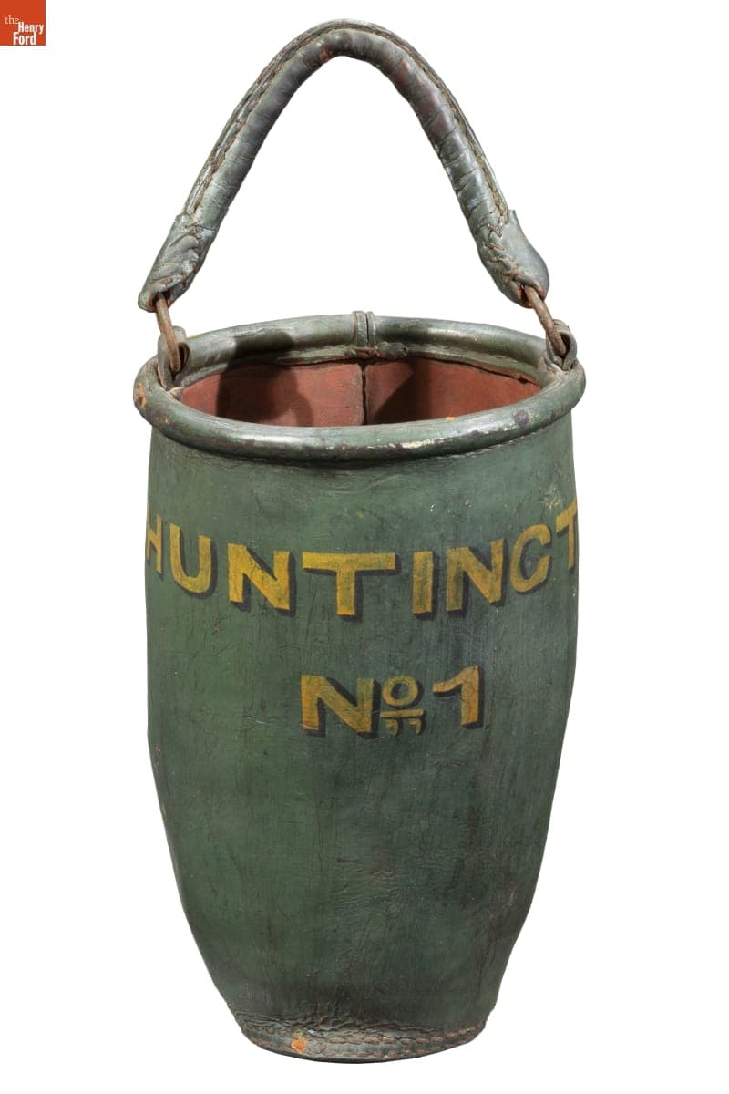 Fire Bucket, Used by Levi Huntington, circa 1795
