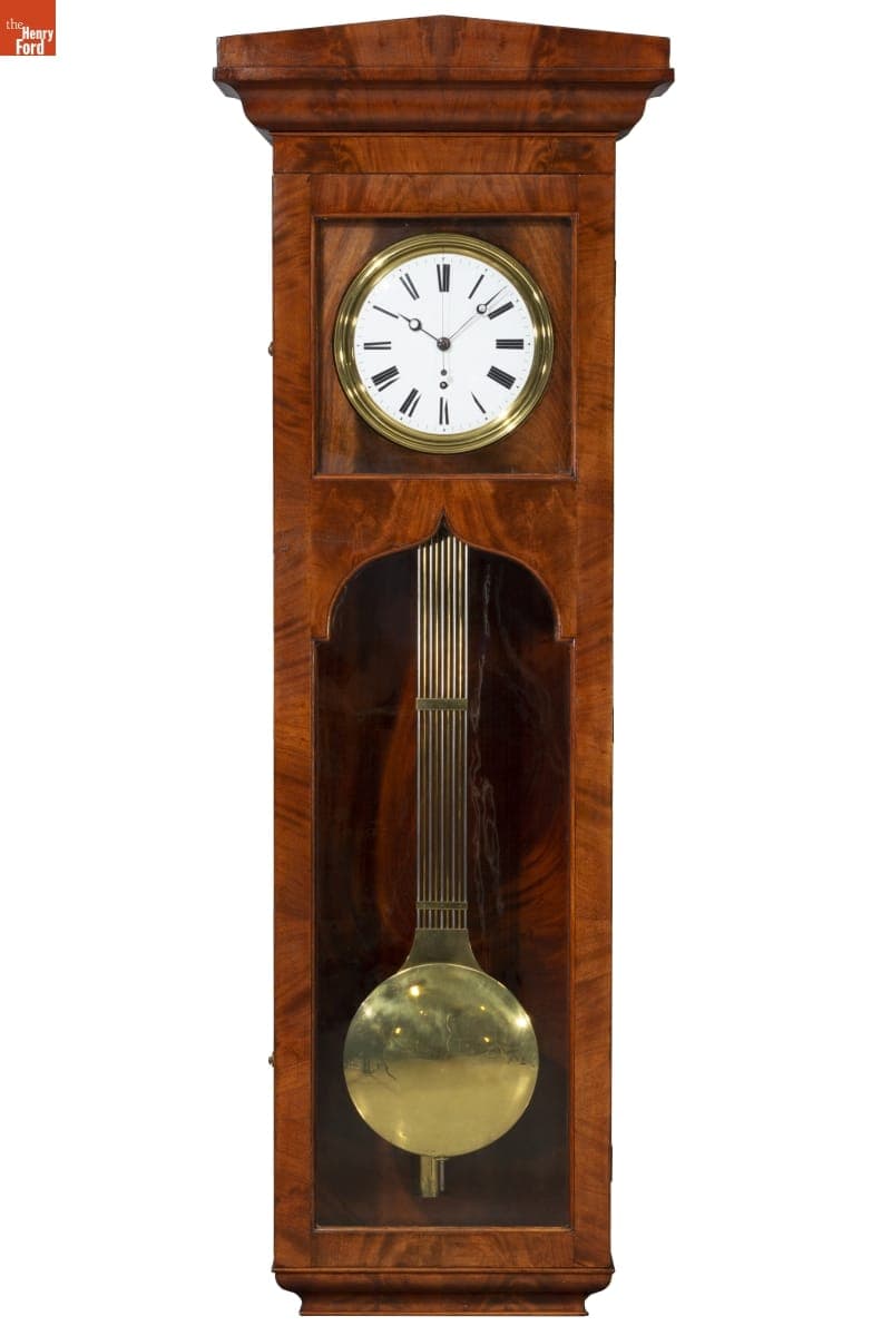 Wall Regulator Clock, Used in the Grimm Jewelry Store, 1850-1910