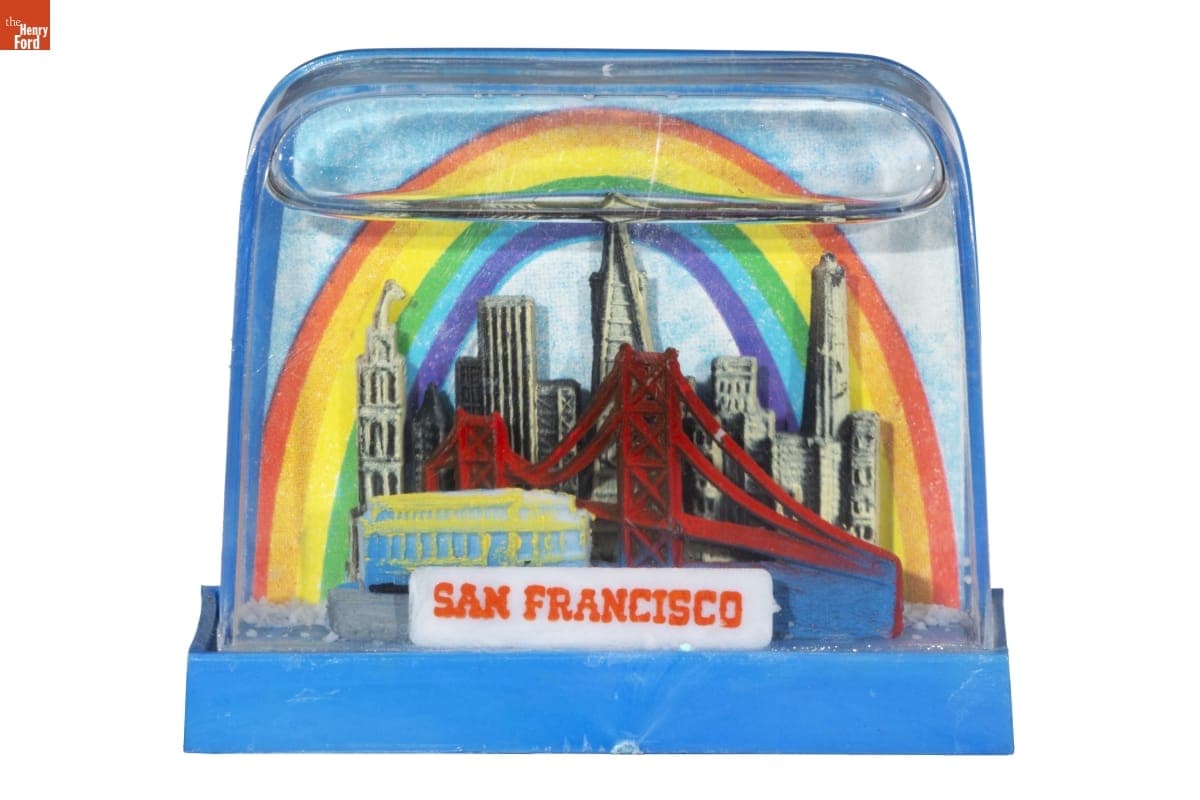 "San Francisco" Snow Globe, 1980-1995