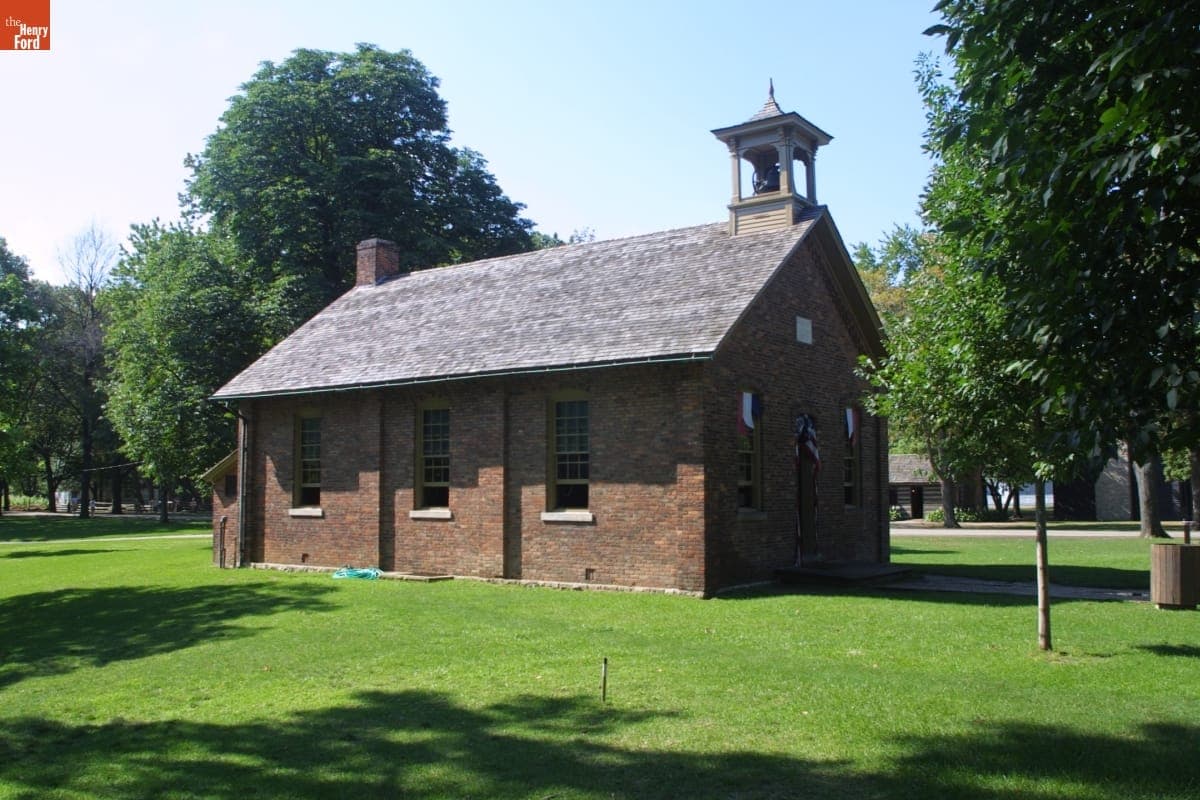 Scotch Settlement School in Greenfield Village, August 2002