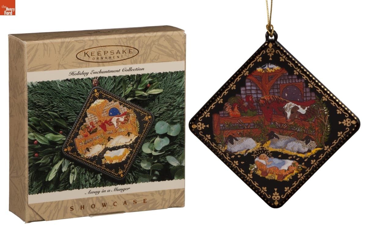 Hallmark "Holiday Enchantment Collection: Away in a Manger" Christmas Ornament, 1995