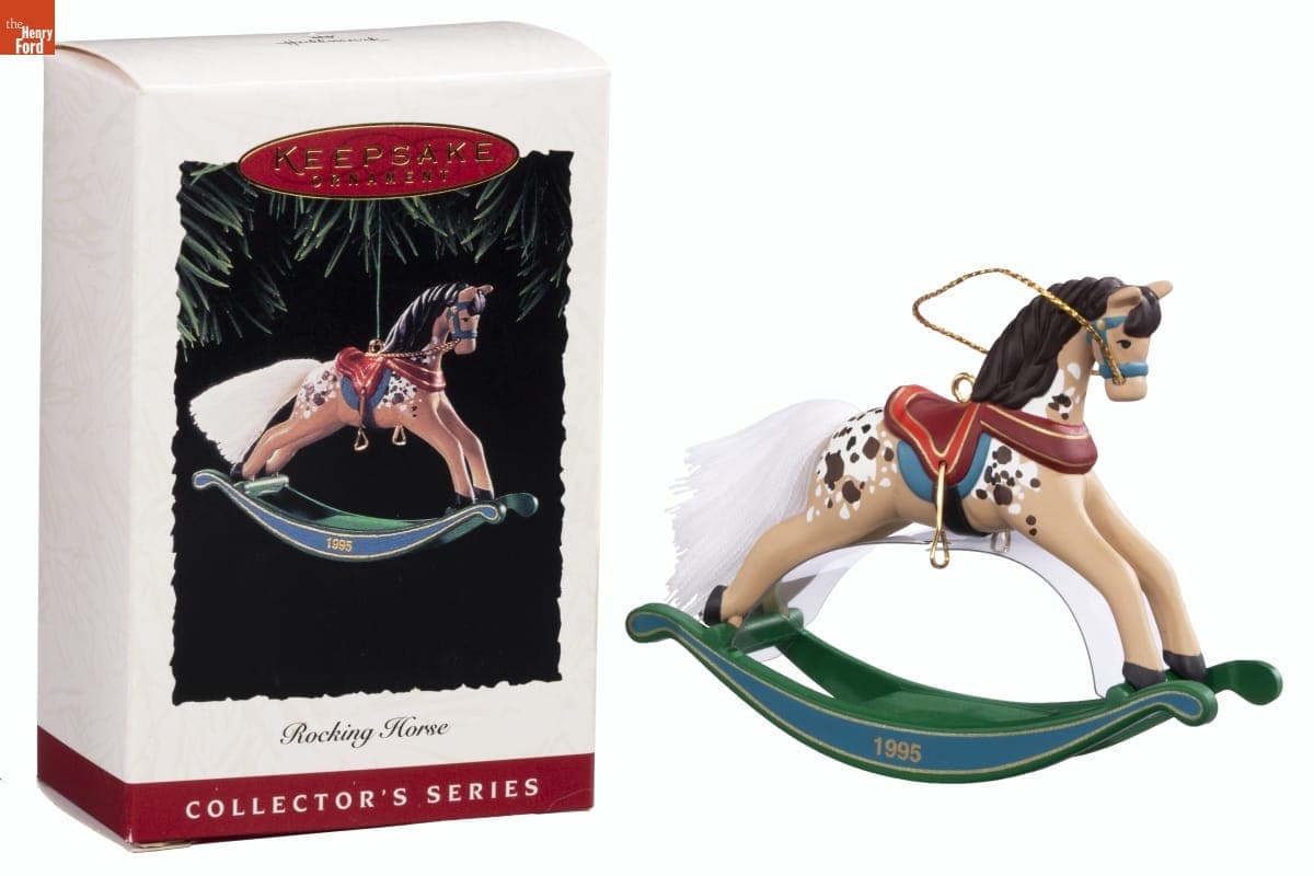 Hallmark "Rocking Horse Series" Christmas Ornament, 1995