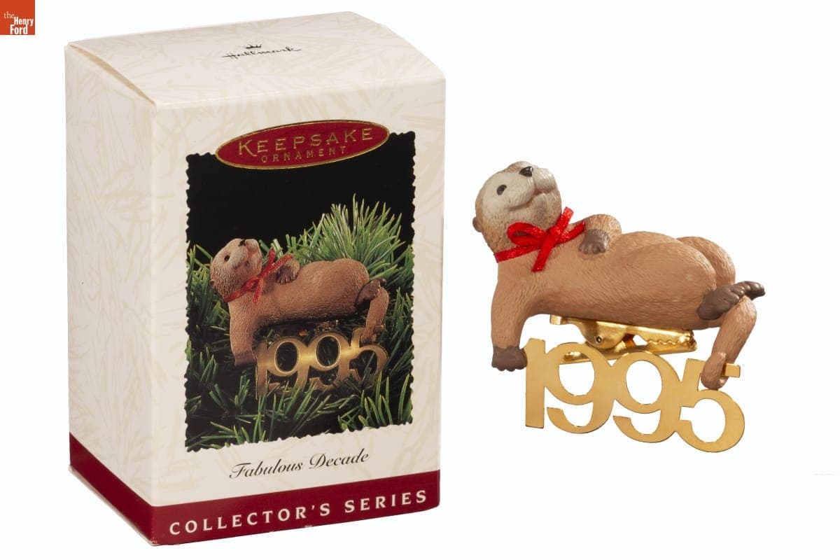 Hallmark "Fabulous Decade Series" Christmas Ornament, 1995