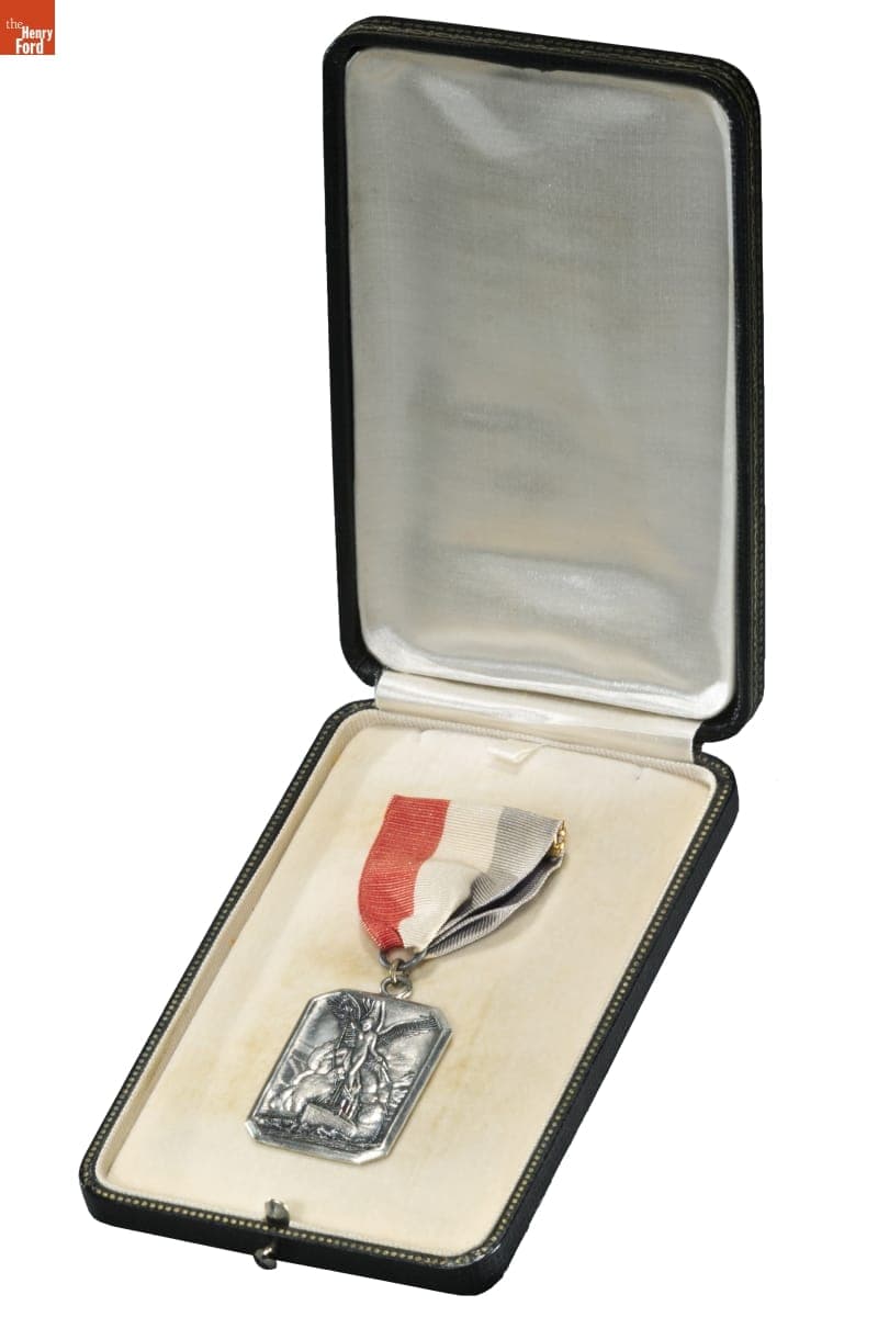 Commemorative Medal Issued to Theodore D. Haubner, 1939