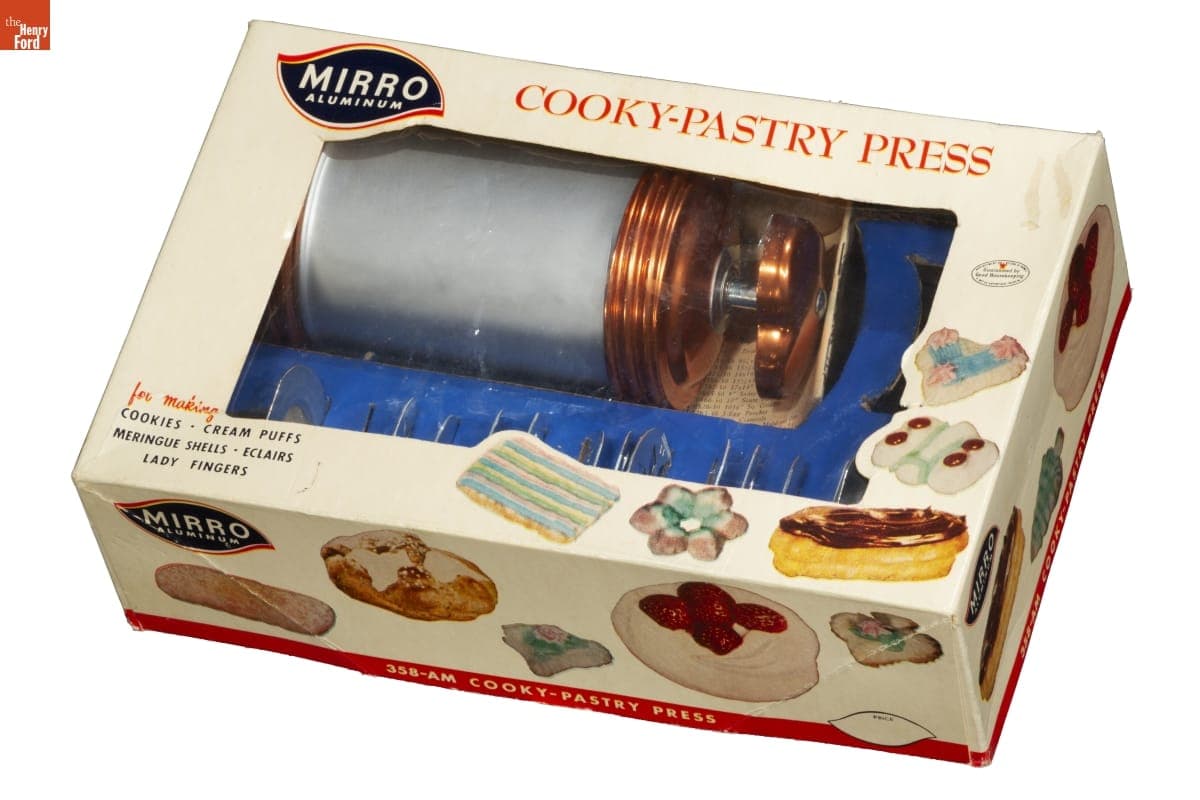 Mirro Aluminum Cooky-Pastry Press, 1965-1970