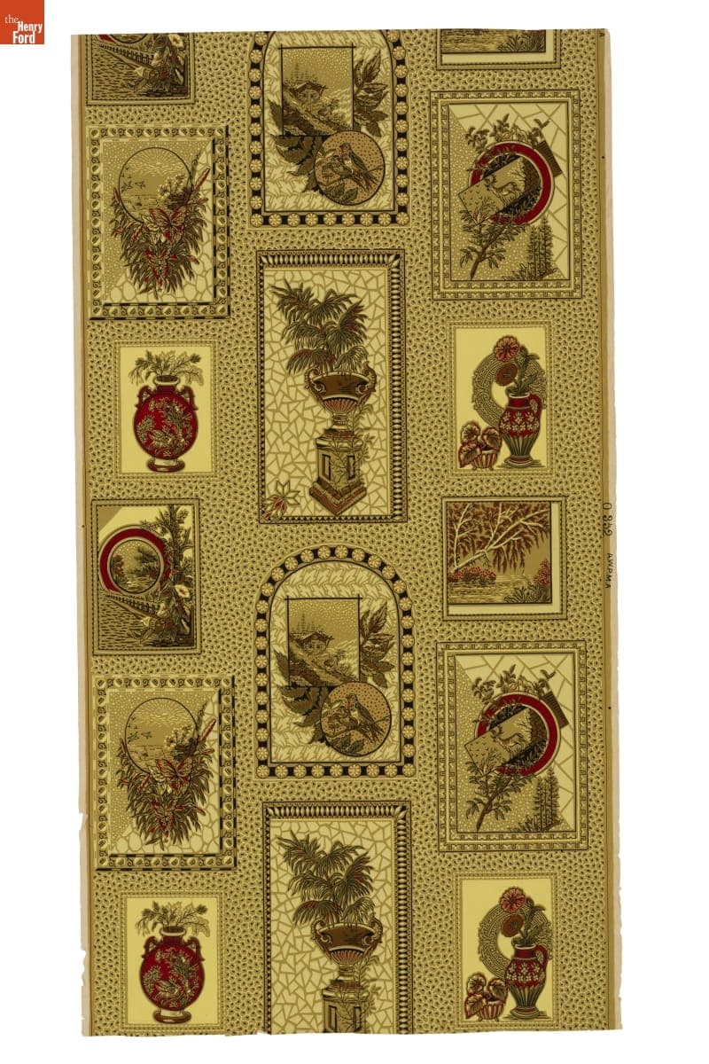 Wallpaper Sample, 1880-1890
