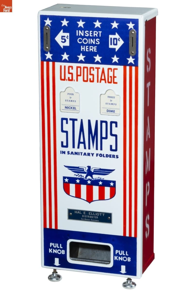 Postage Stamp Vending Machine, 1940-1950