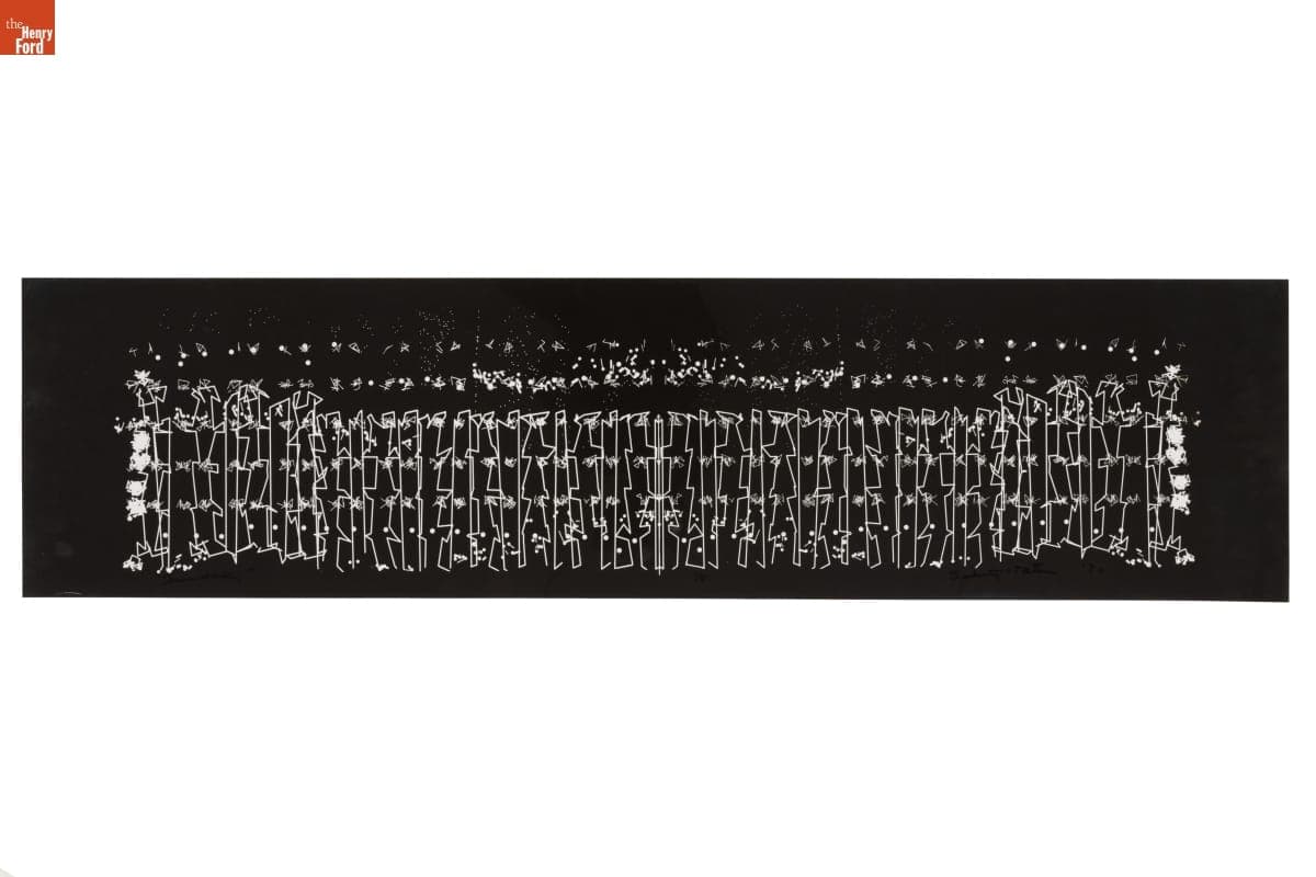 "Man Walking" by Lillian F. Schwartz with Robert J. Tatem, 1970