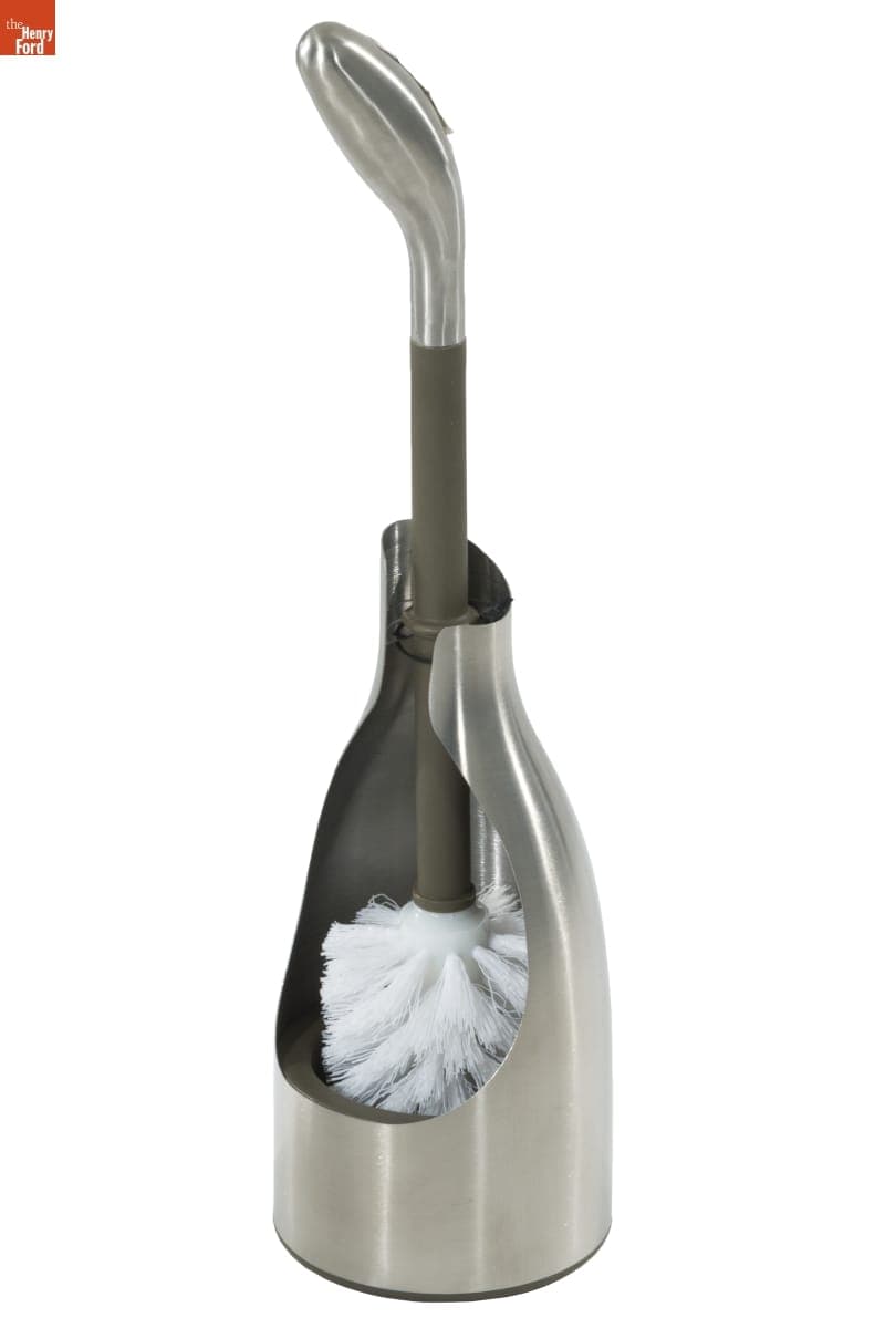 Stainless Steel Toilet Brush and Holder, Production Sample, 2013