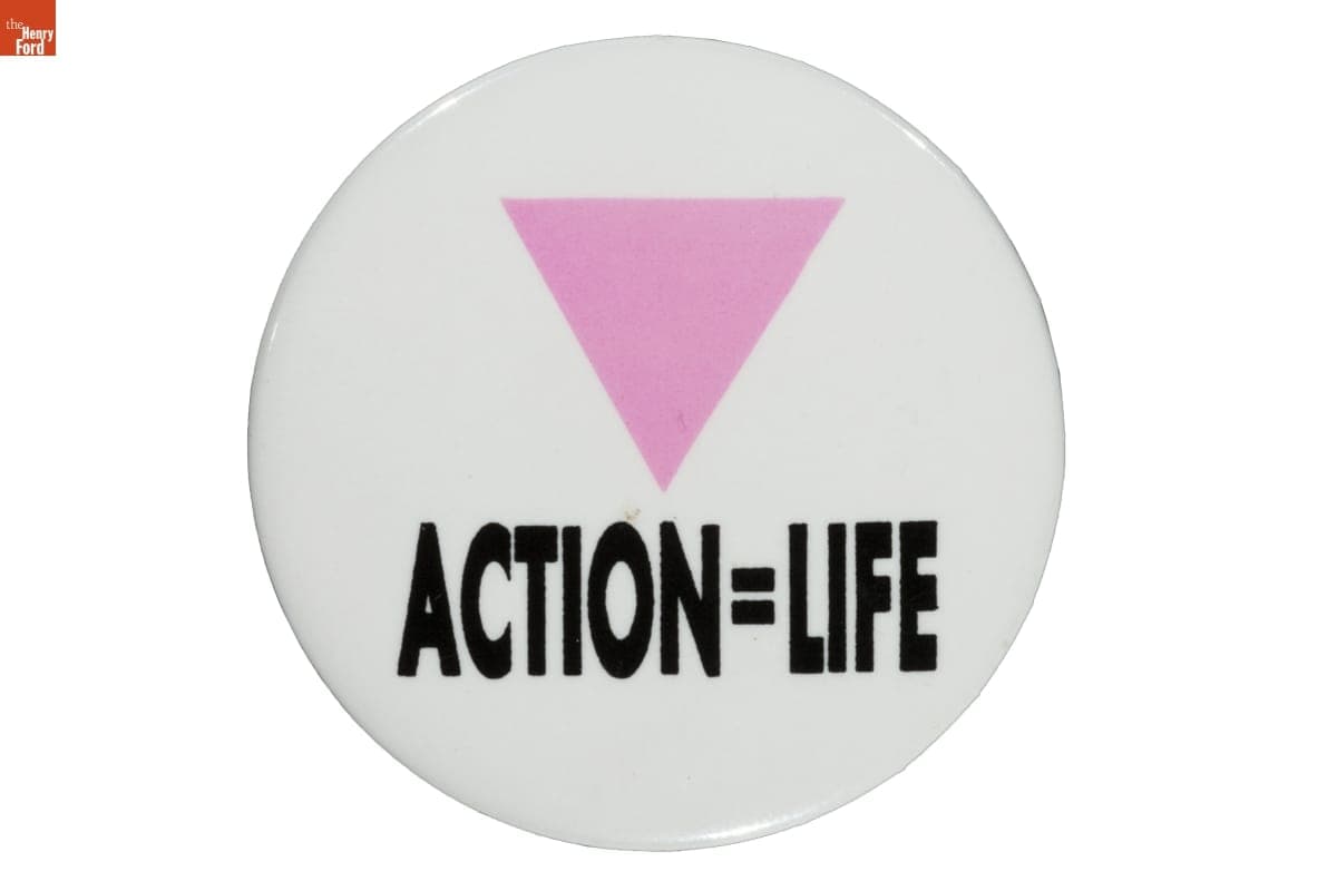 "Action = Life" Button, 1989