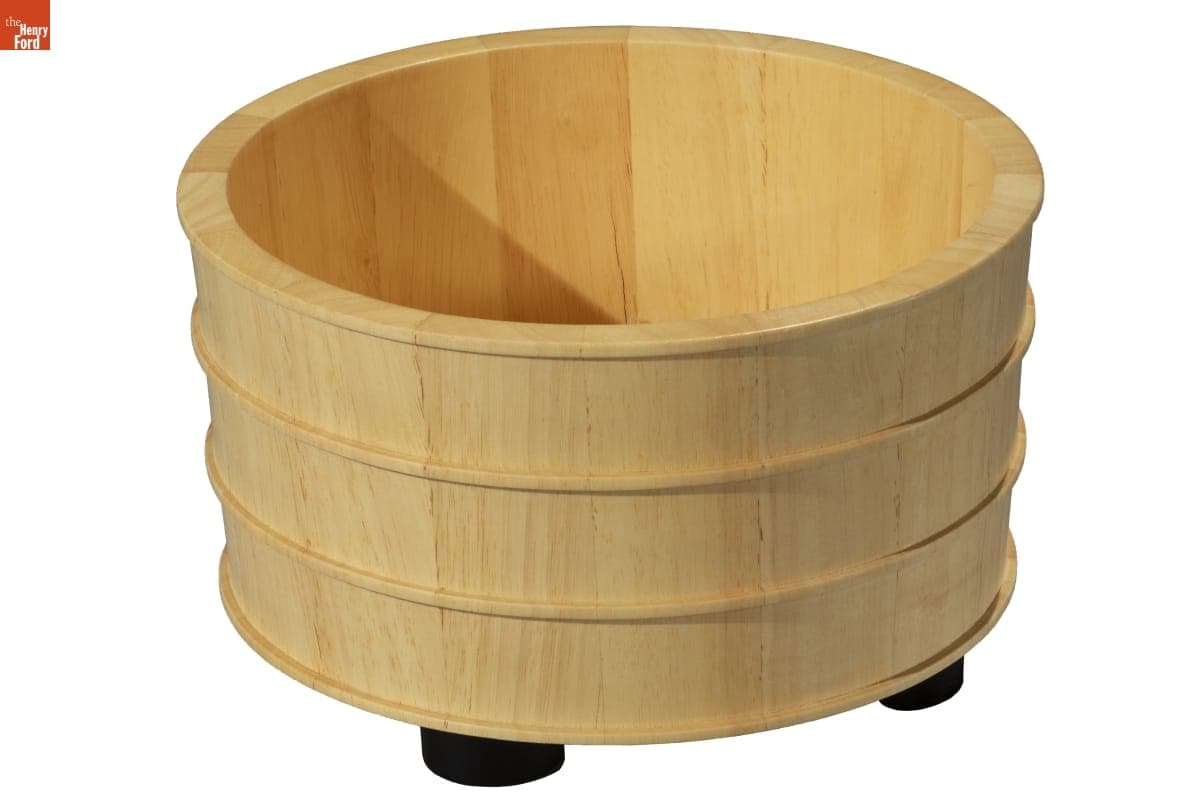 Ribbed Rubberwood Salad Bowl, 2004