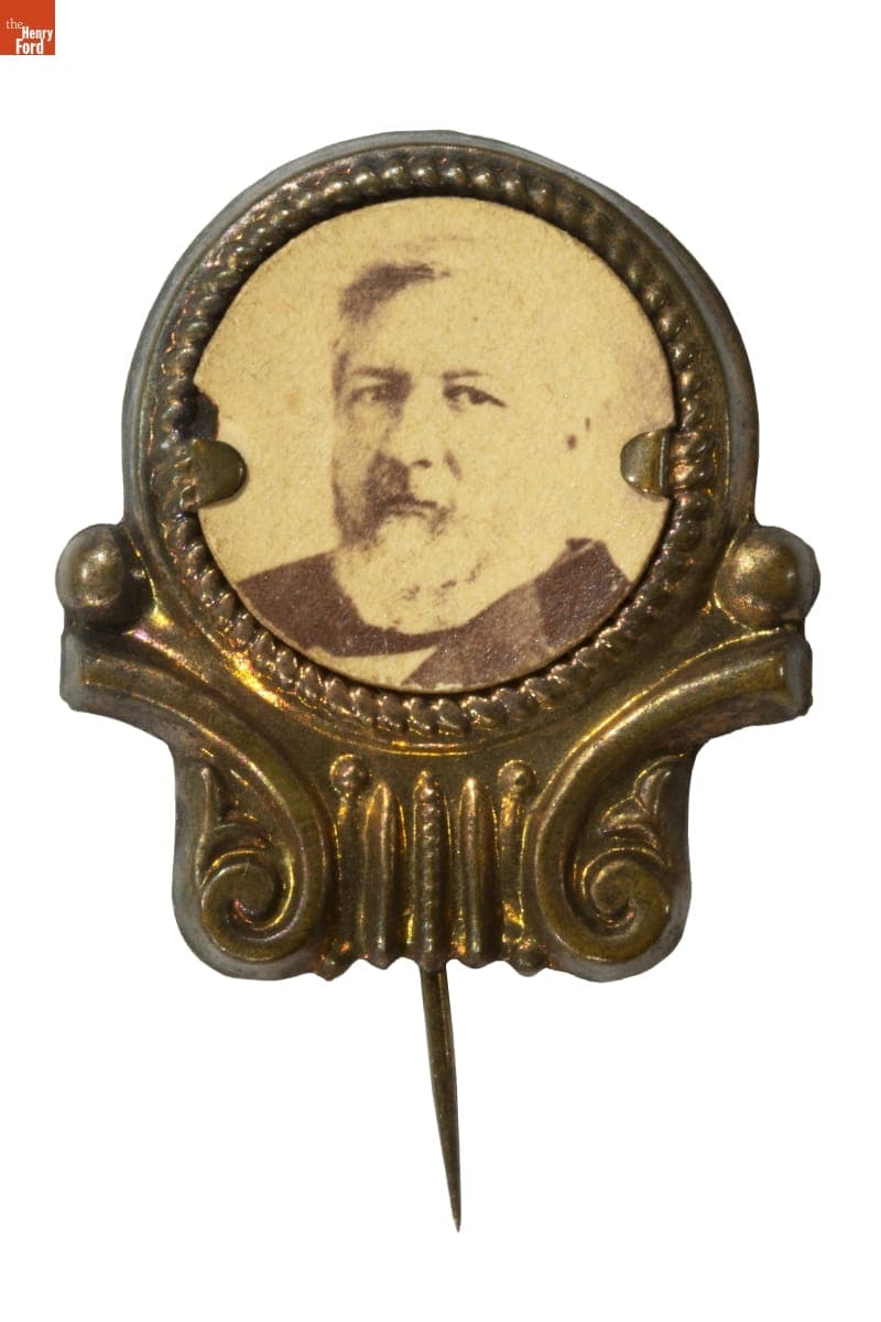James Blaine Campaign Pin, 1884